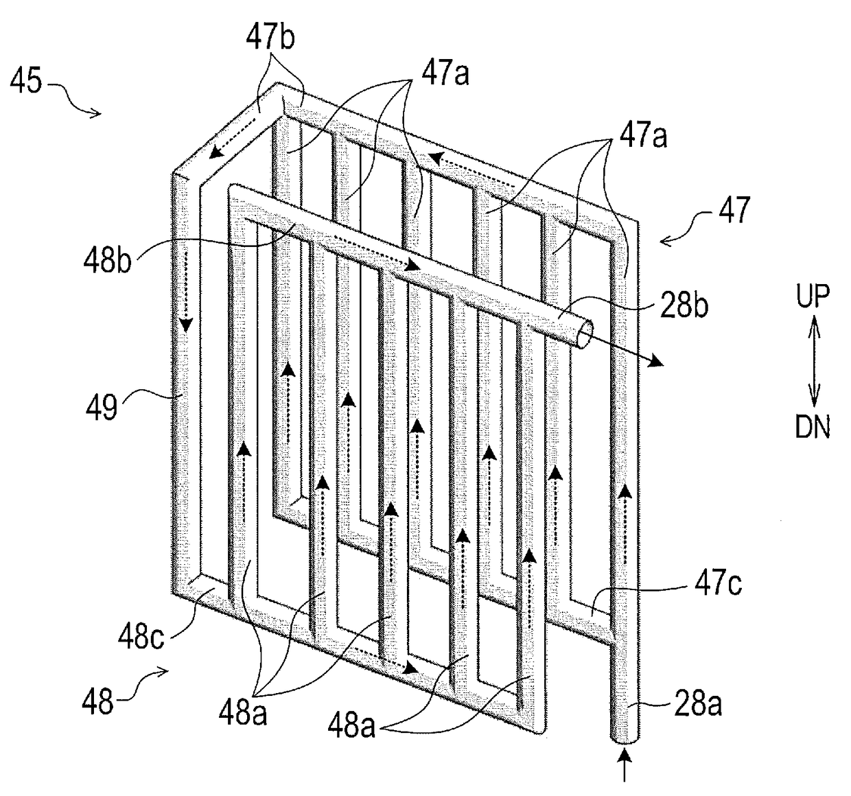 Ink temperature adjustment device and ink circulation type inkjet printer having the same