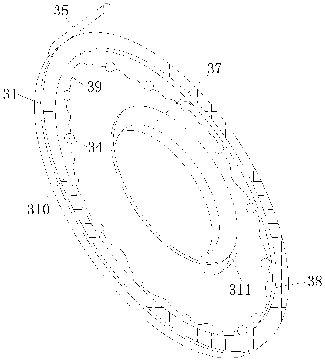 Outdoor anti-collision communication antenna