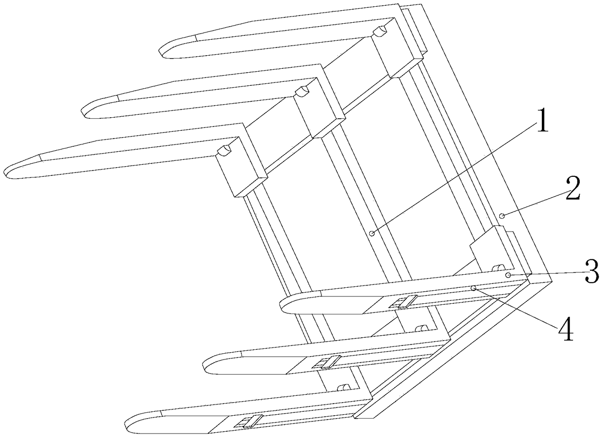 Novel fork clamping machine