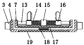 Clamping worktable for processing of hands and feet of resin robot