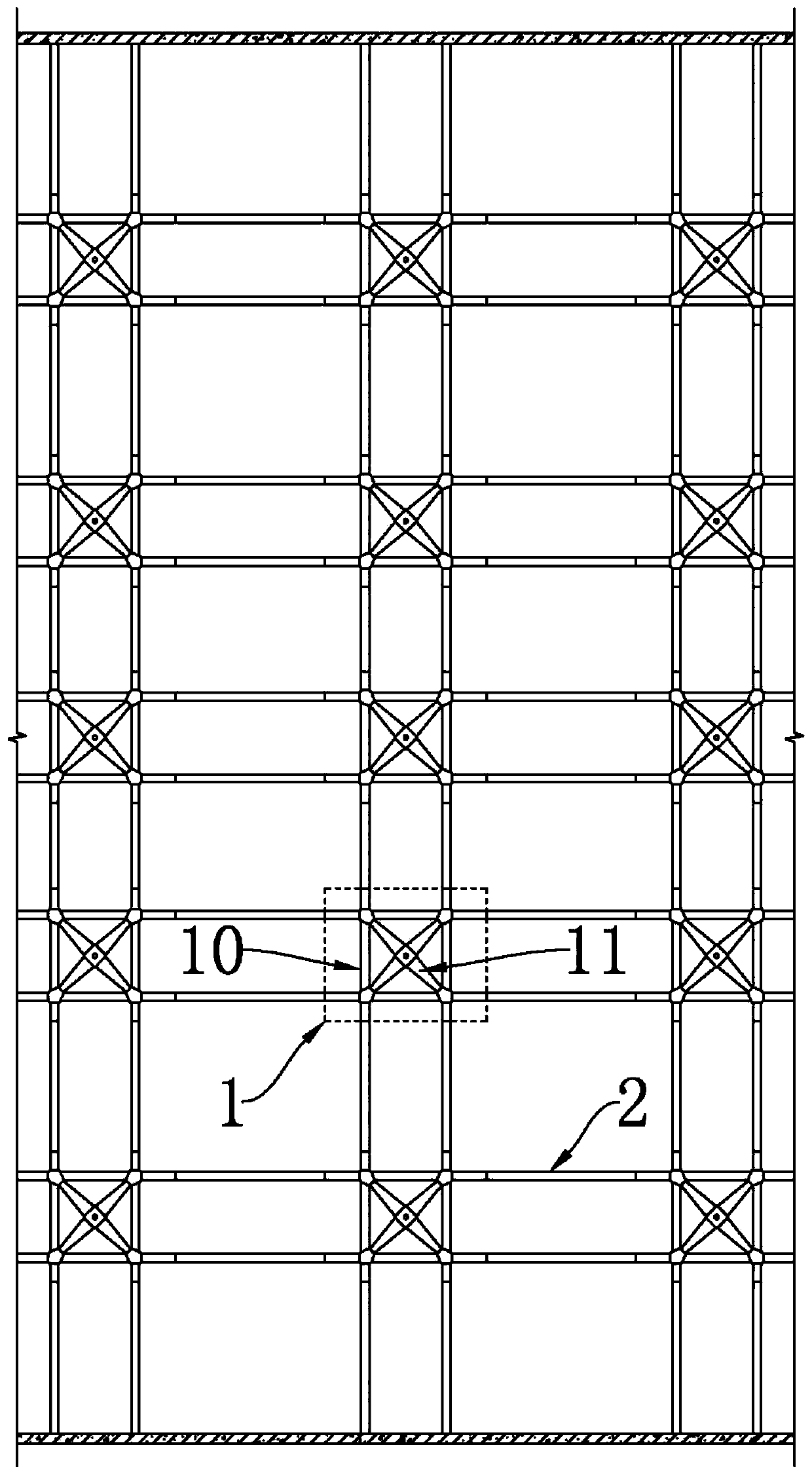 A double girder floor structure