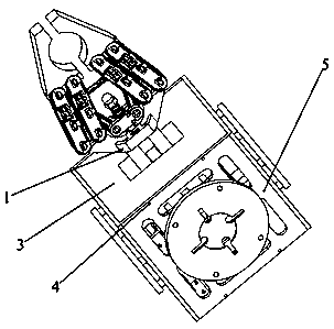 Clamping jaw function cell for truss rod grabbing