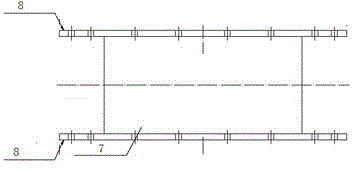 Method for damping and energy dissipation of high-rise housing energy dissipation wall, and device thereof