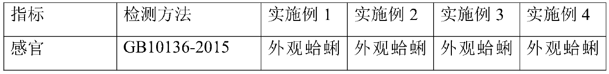 Method for processing spicy fresh clams