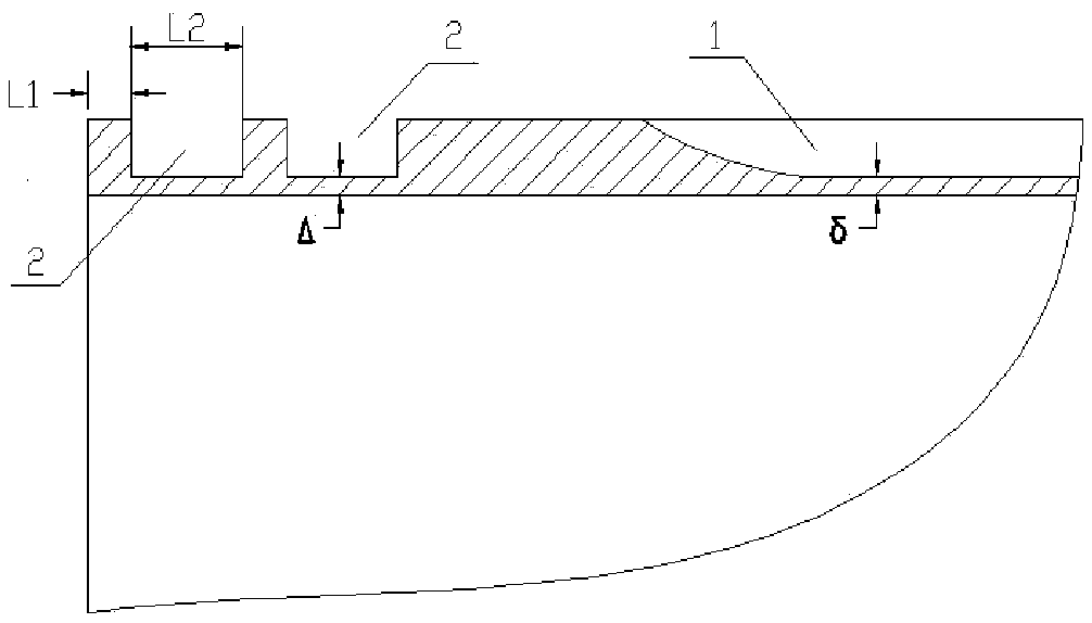 Combustion chamber of liquid-propellant rocket engine and inner wall thereof