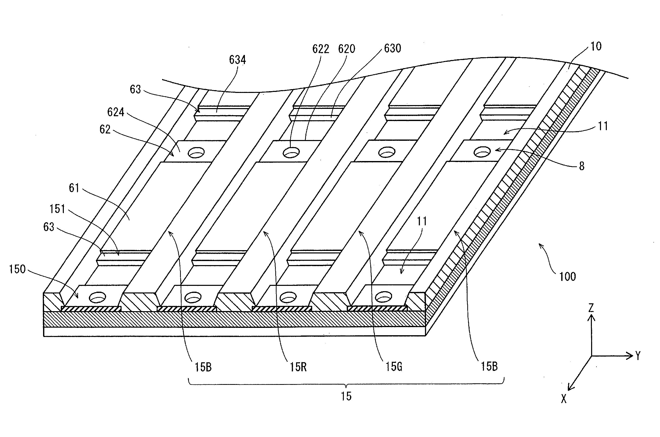 Organic el display panel and method of manufacturing the same