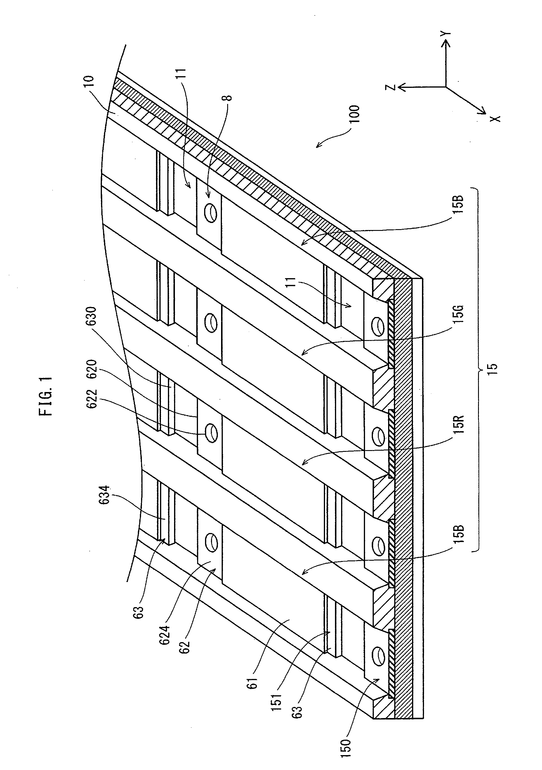 Organic el display panel and method of manufacturing the same