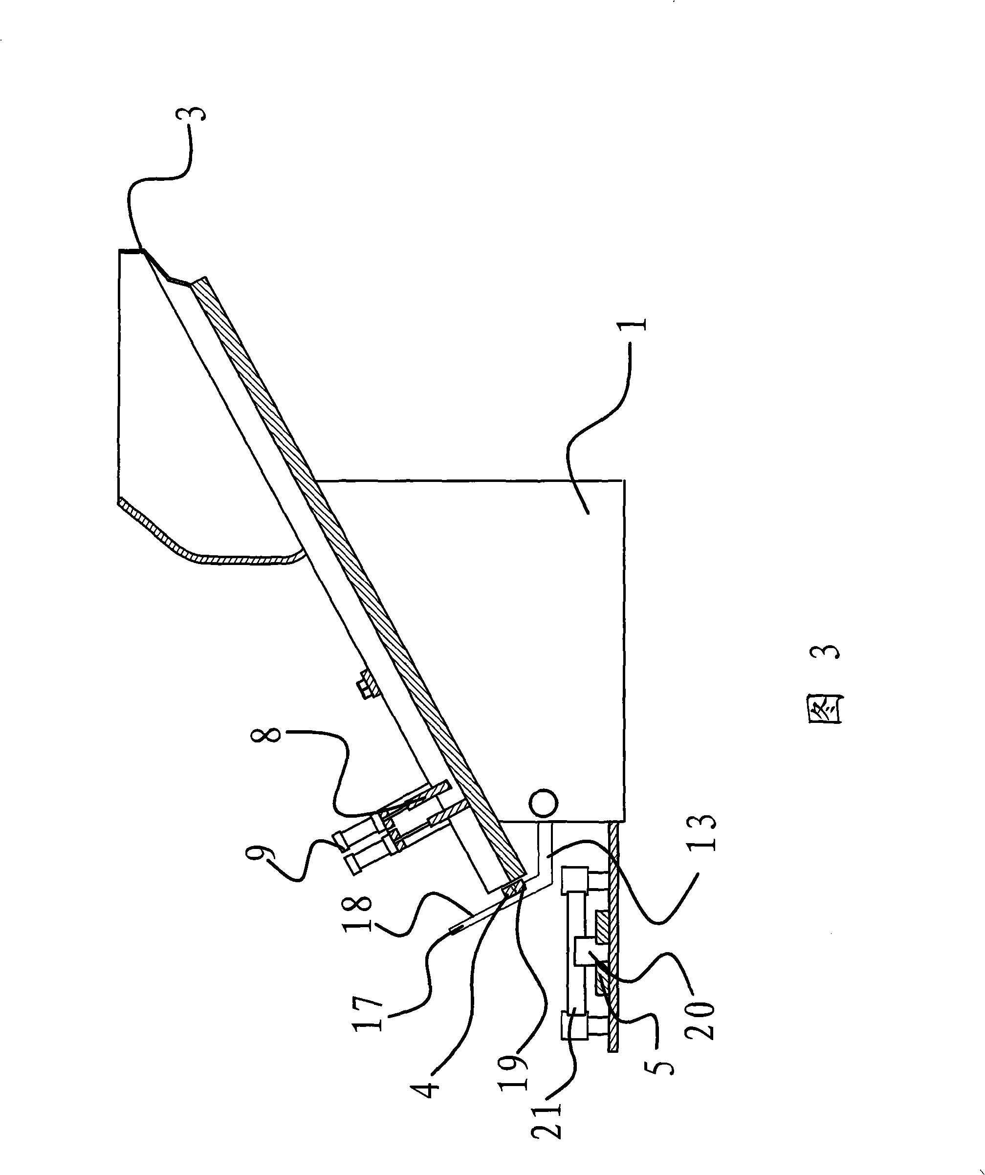 Feed gear of medical needle stand blade distributor