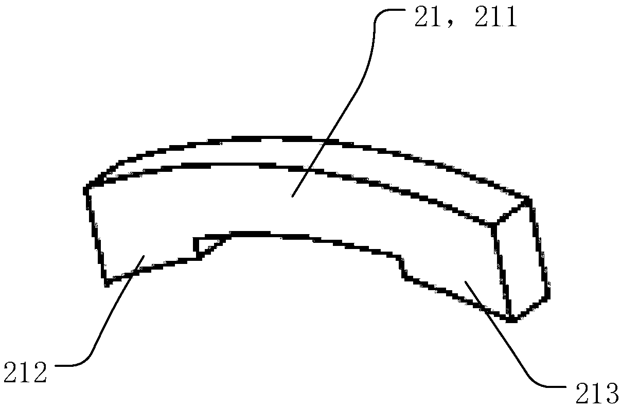 Magnetic coupling structure for wireless charging of autonomous underwater vehicle and autonomous underwater vehicle system