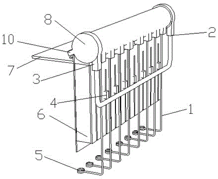 A novel flat knitting machine intelligent color selecting device