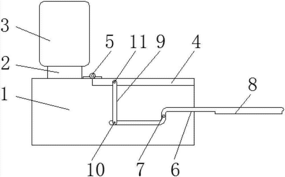 Fly-insert prevention and water-drinking feed box for chicken raising