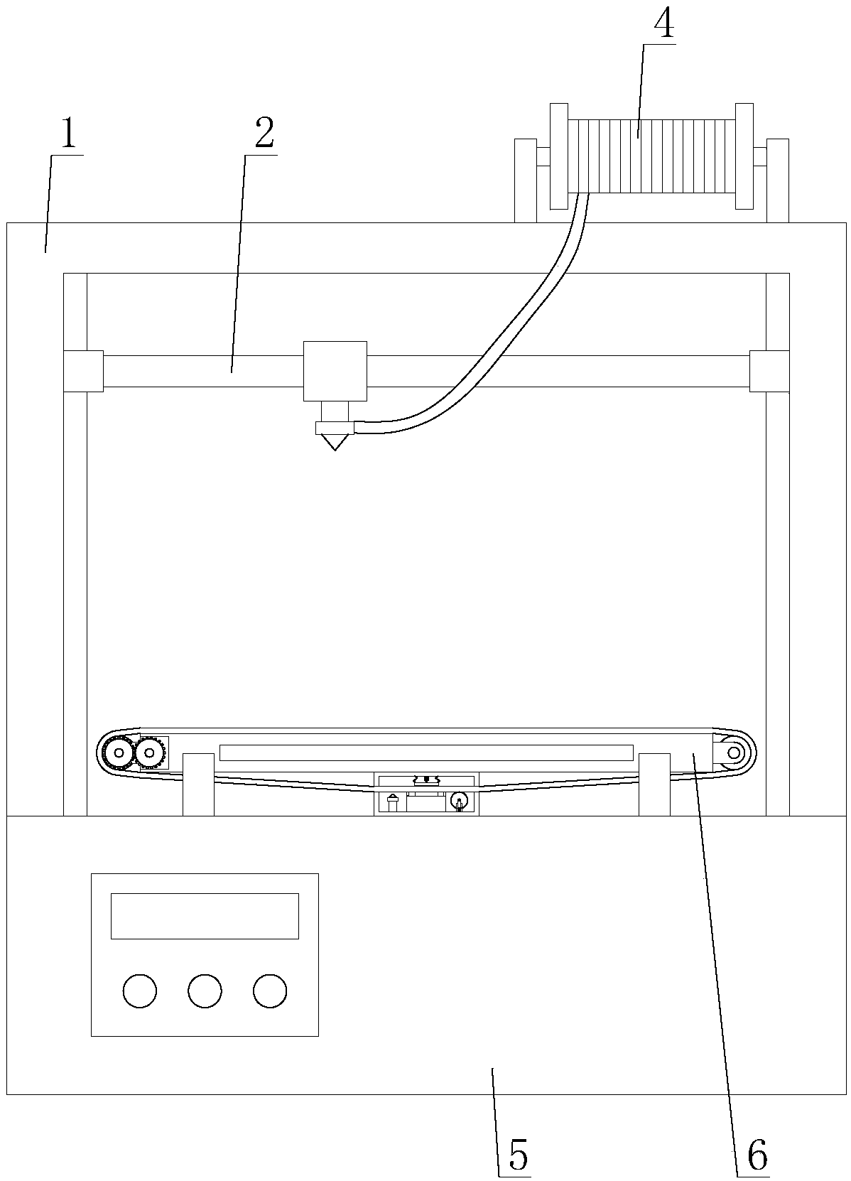 Three-dimensional (3D) printer with anti-edge warping function based on internet of things