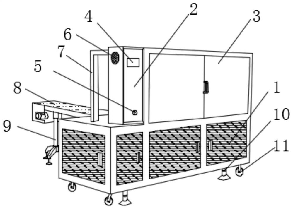 A waterproof roll packaging machine capable of quickly changing rolls