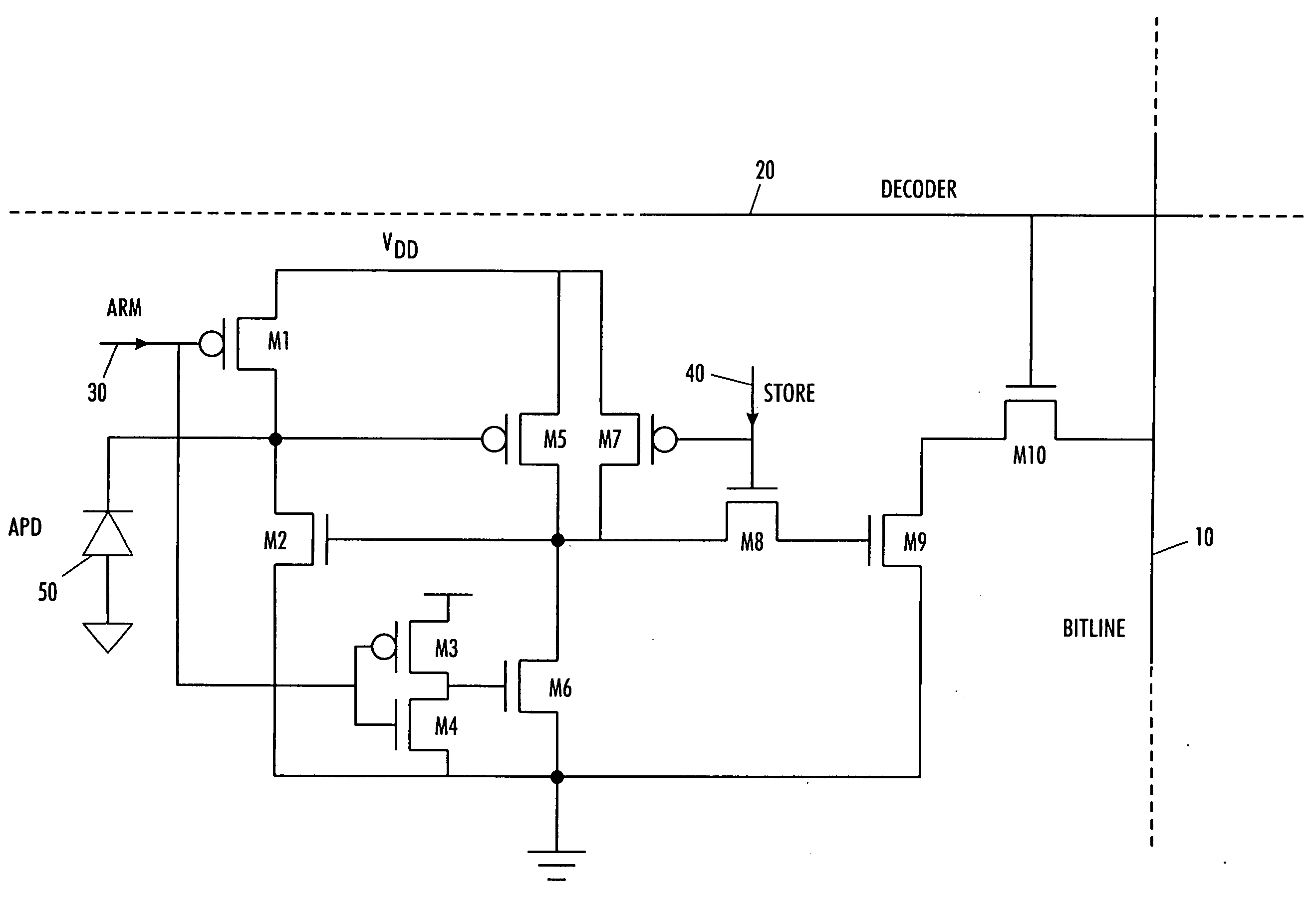 Digital photon-counting geiger-mode avalanche photodiode solid-state monolithic intensity imaging focal-plane with scalable readout circuitry