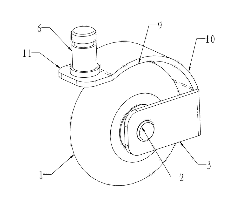 Gravity brake wheel