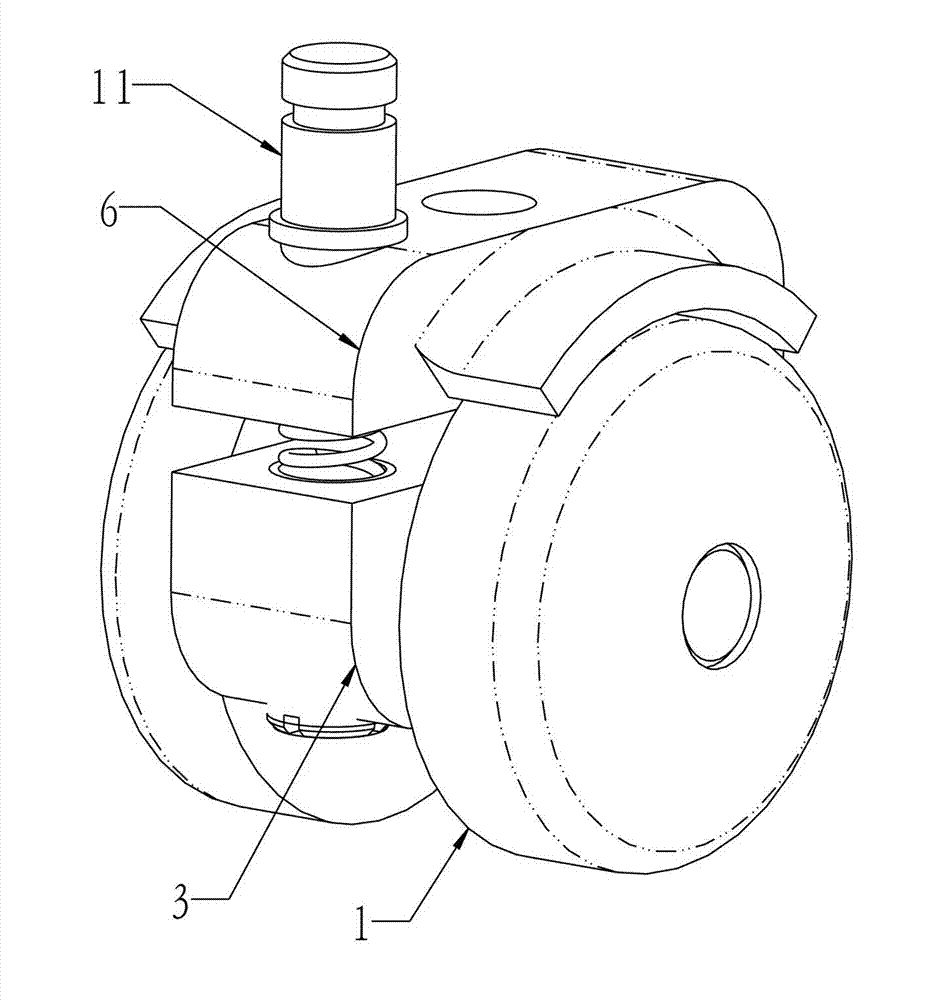 Gravity brake wheel