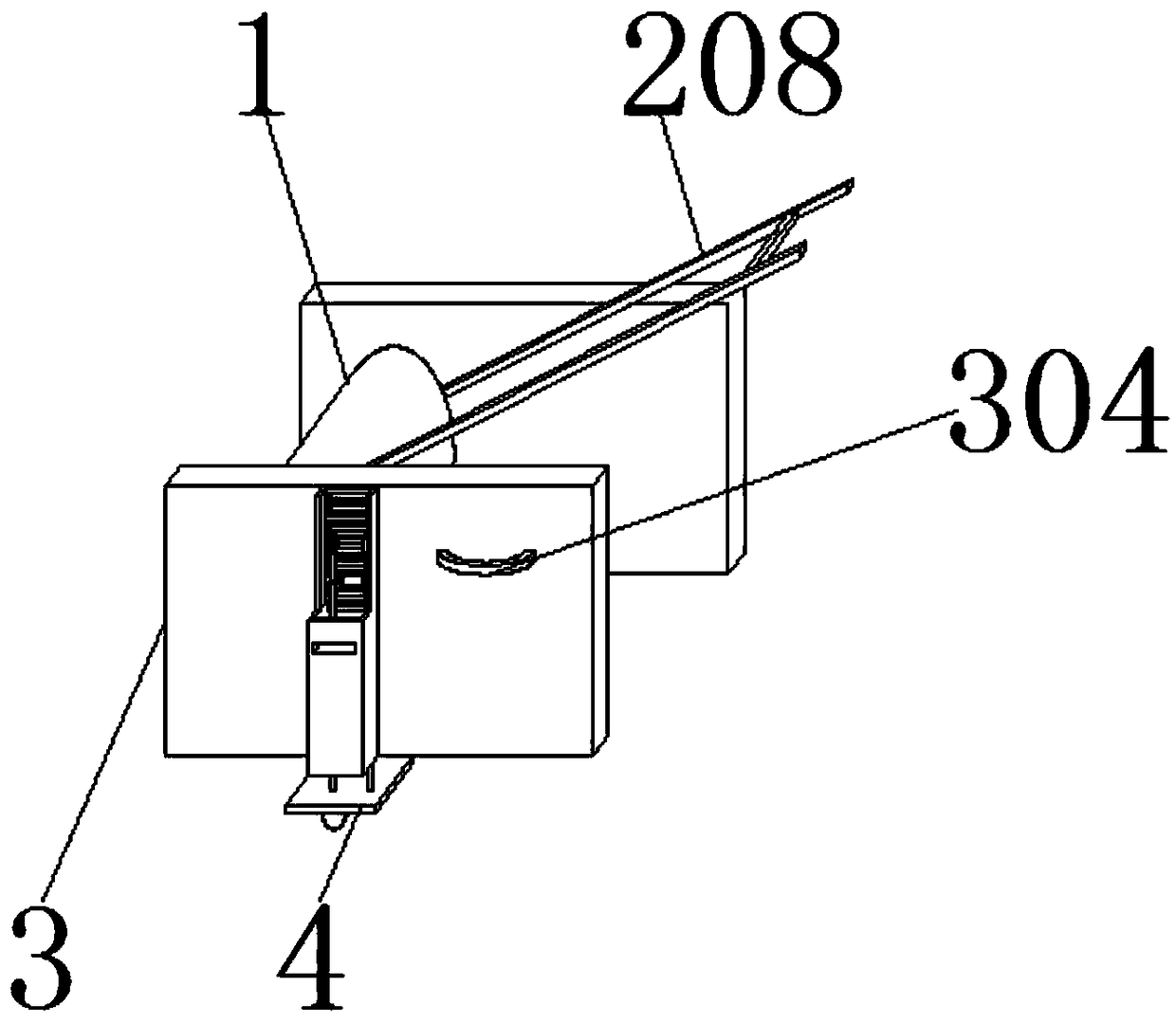 Equipment for drawing driving school training lines after being ground