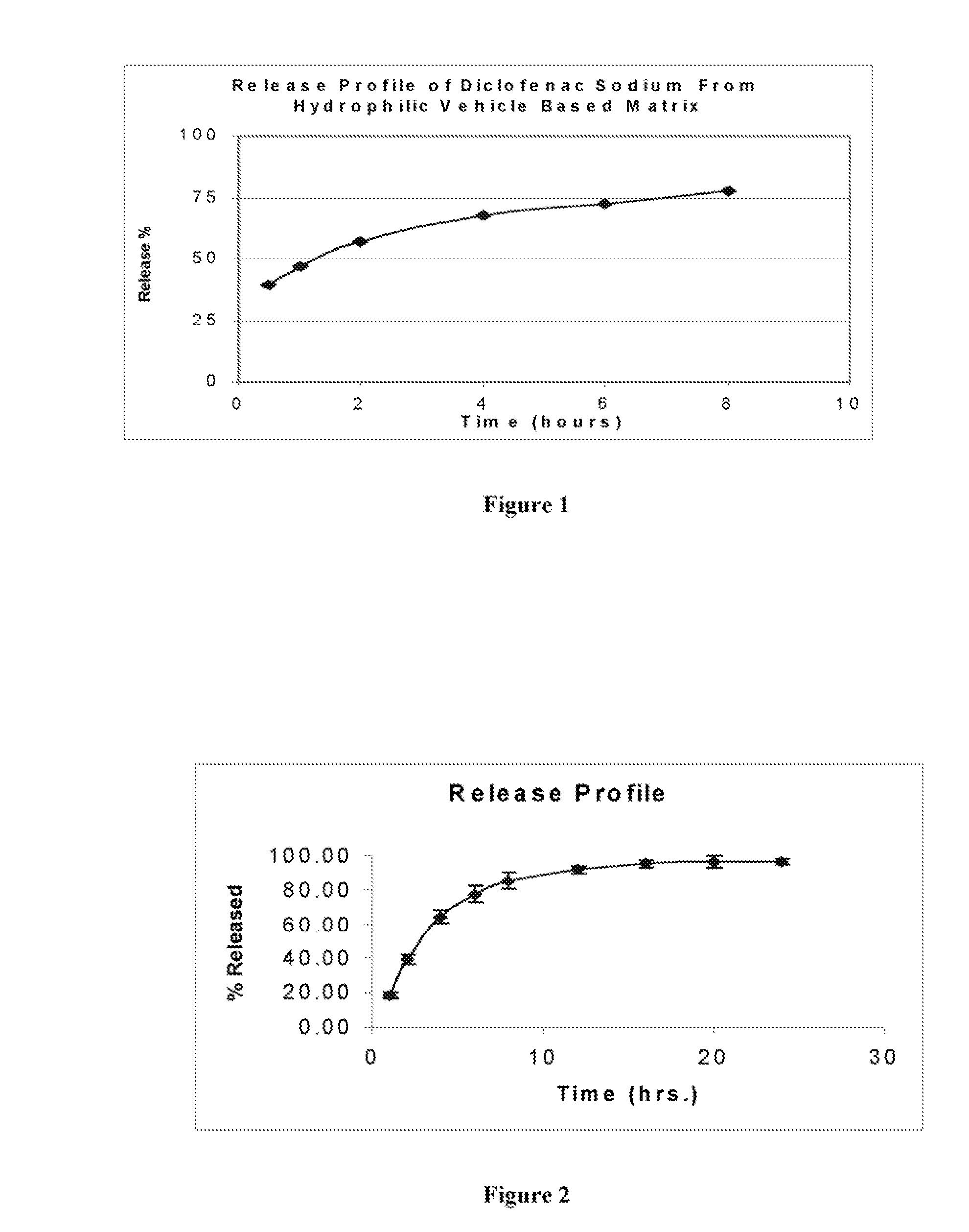 Hydrophilic Vehicle-Based Dual Controlled Release Matrix System