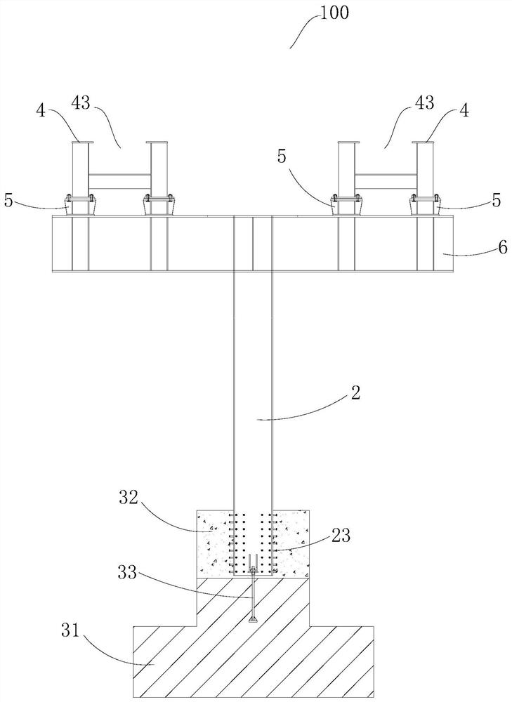 Bridge components for rail vehicles and bridge systems