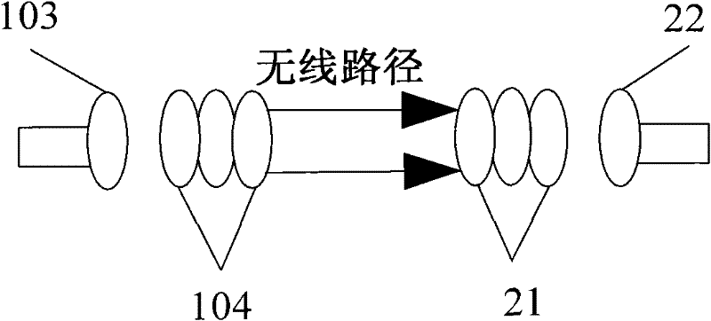 Wireless energy supply method and device for diagnosis system