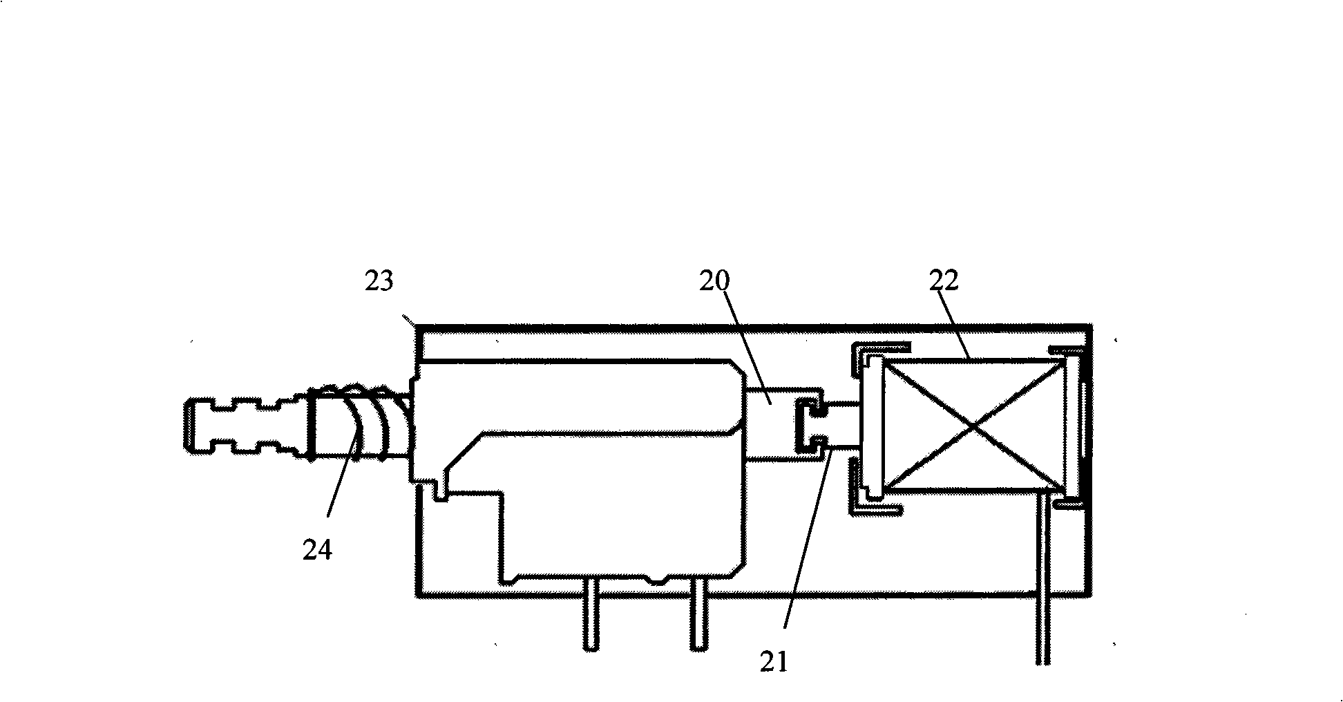 Power supply switch and control device for implementing nought power consumption standby