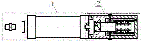 Rotary-type power generating air cylinderused for providing energy for node of Internet of things in pneumatic system