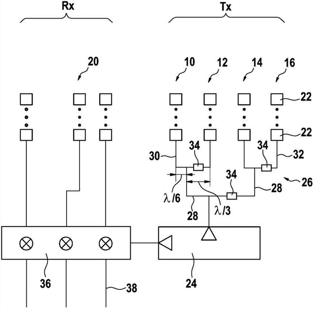 Radar sensor for motor vehicles, especially lca sensor