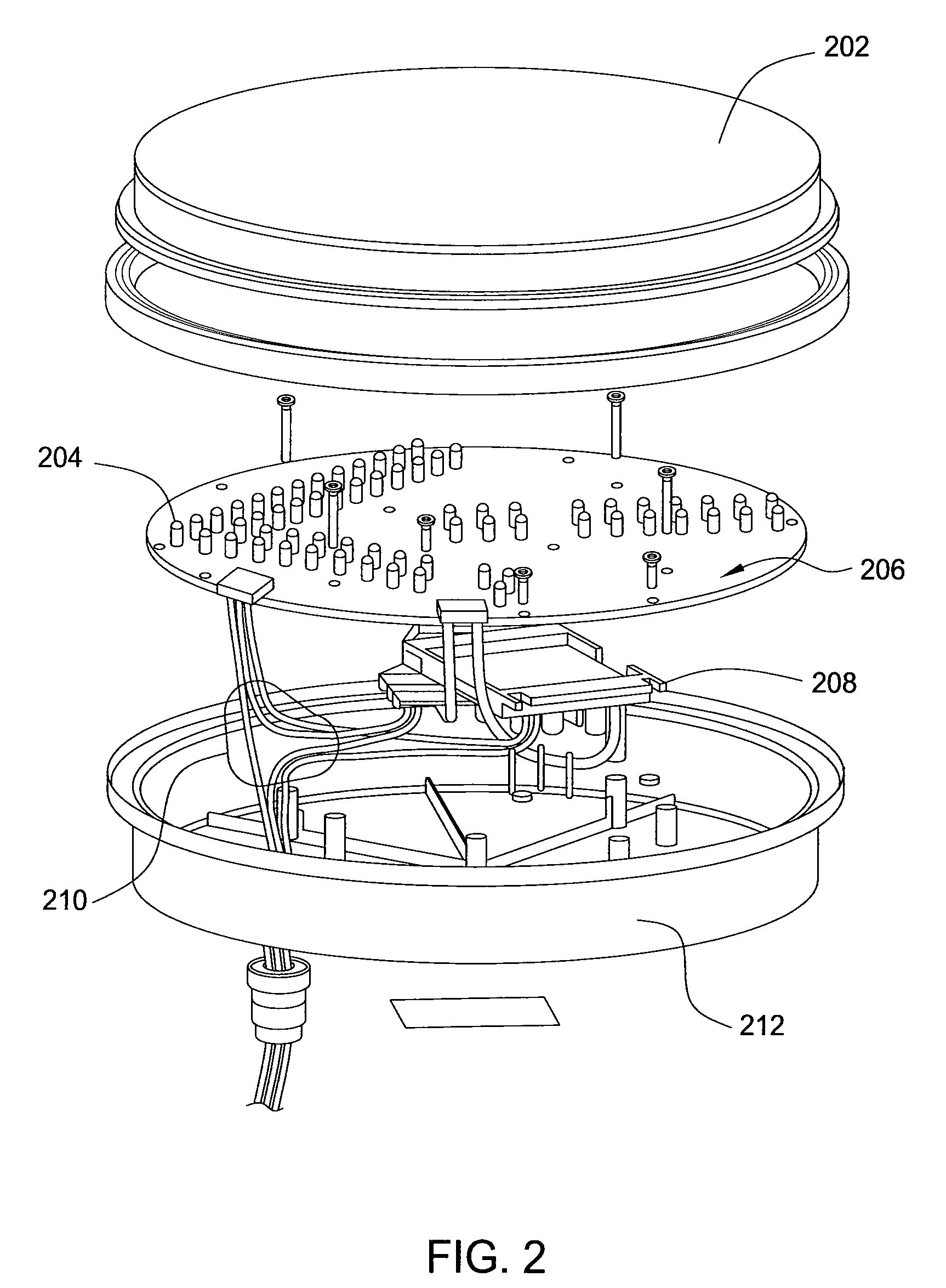 Signal light using phosphor coated leds