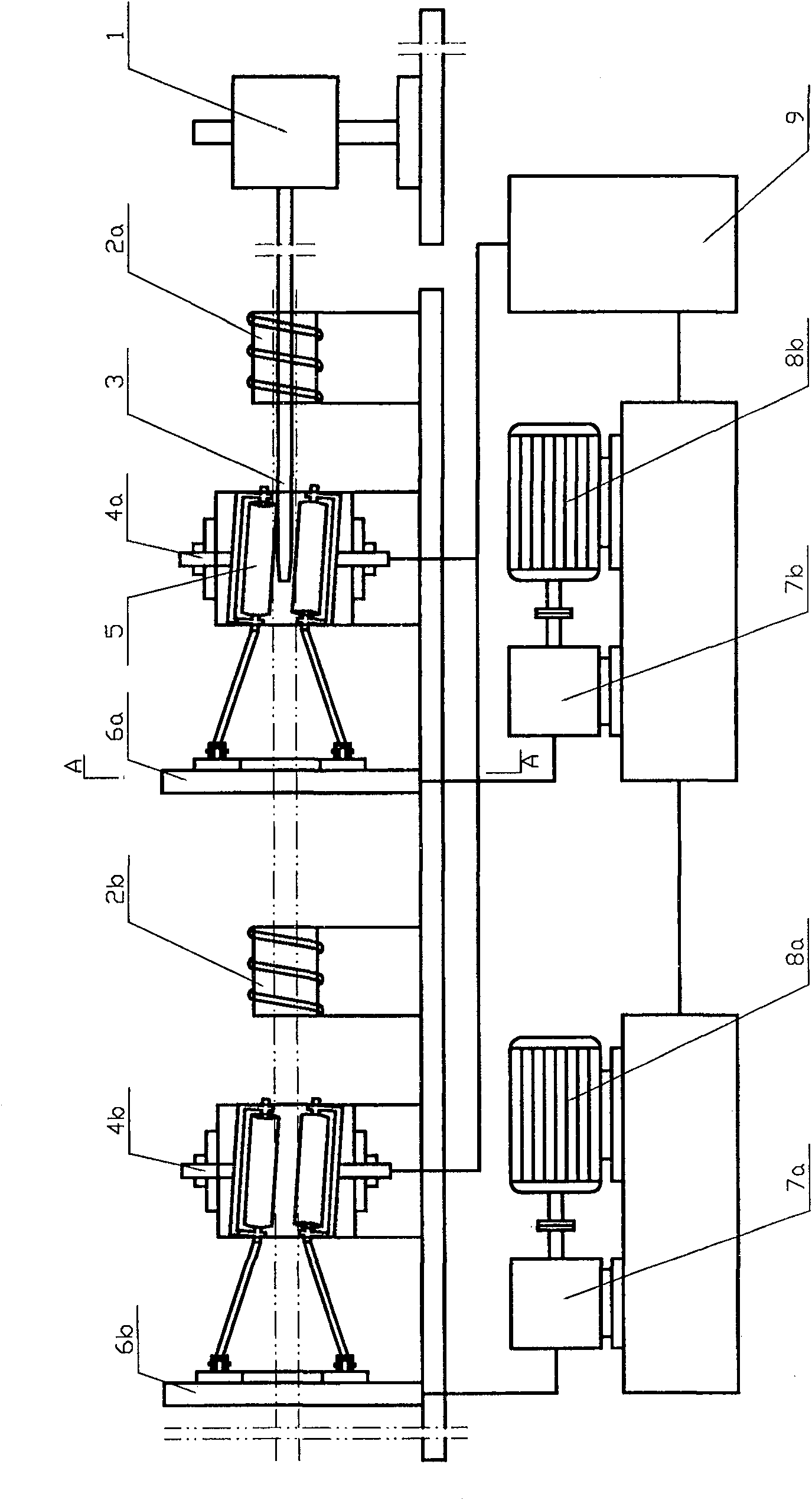 Two-stand angularly hot rolling minor diameter seamless steel tube rolling technique and equipment thereof