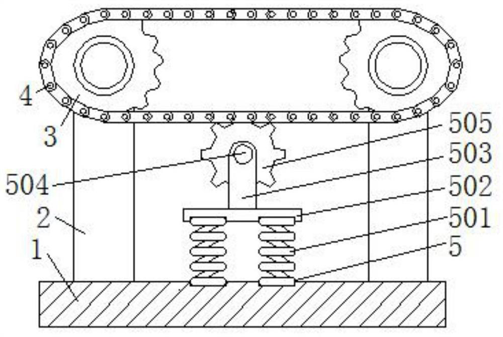 Chain transmission mechanism