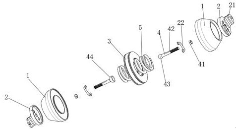 Adjustable composite damping rubber pad