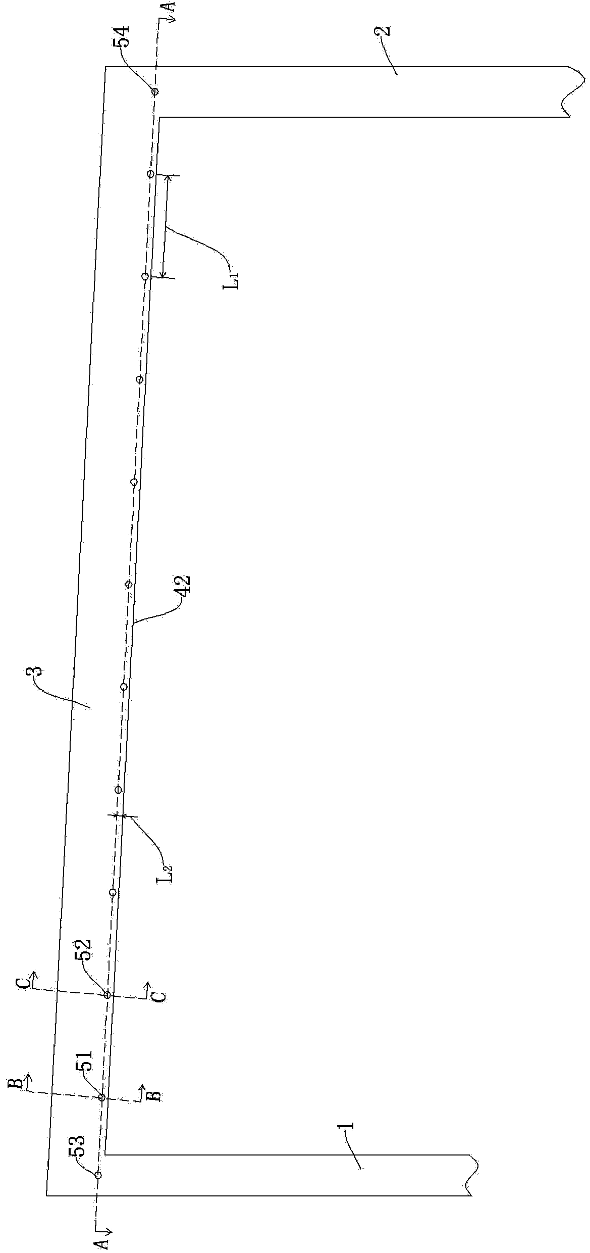 Super-high seam coal face hydraulic fracturing coal mining method