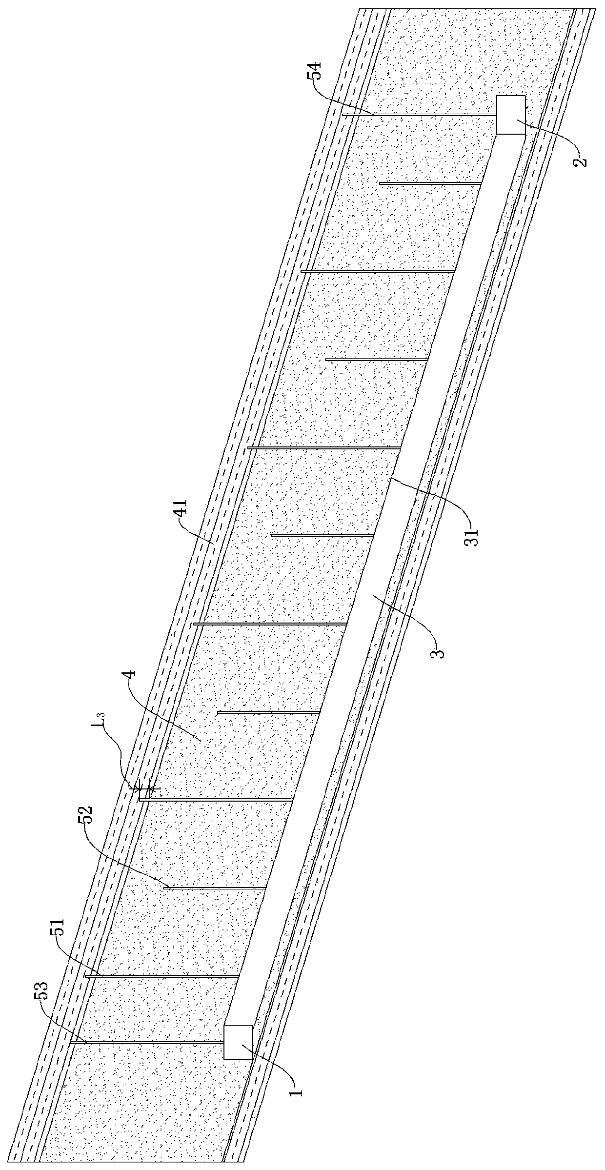 Super-high seam coal face hydraulic fracturing coal mining method