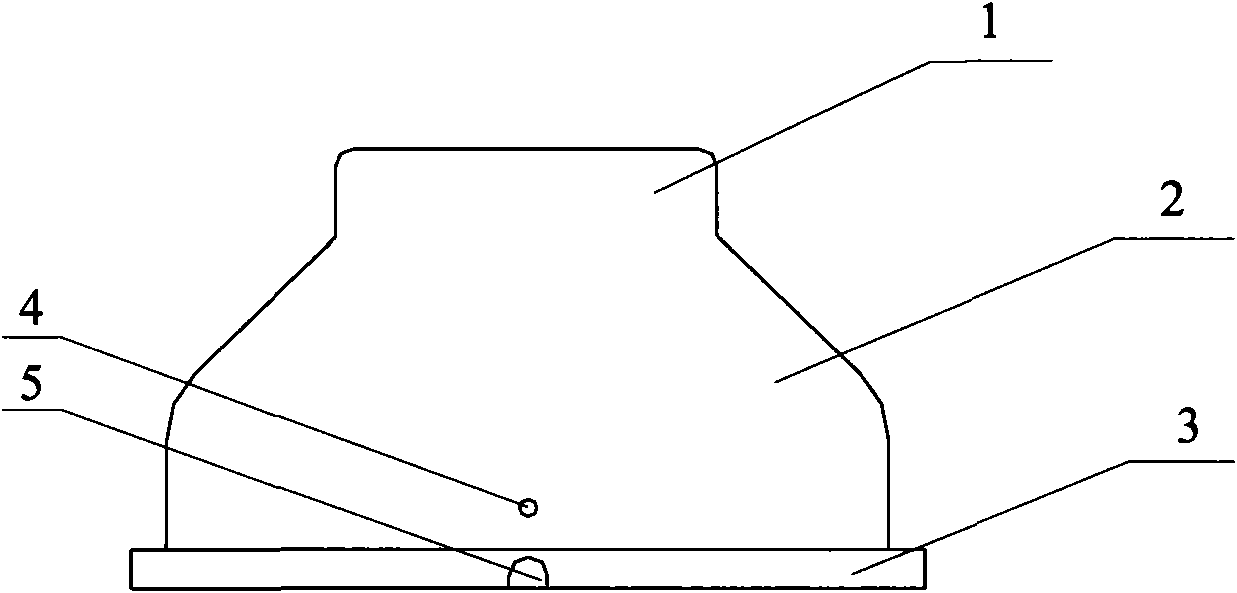 Rubber buffering and vibration isolating elastomer structure