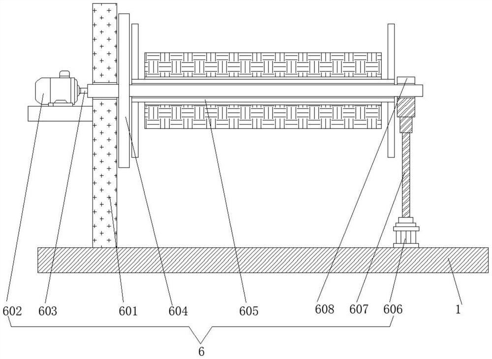 Polyester coating equipment with function of cleaning