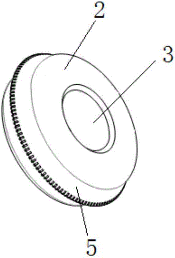 All-cutting-edge knife flywheel