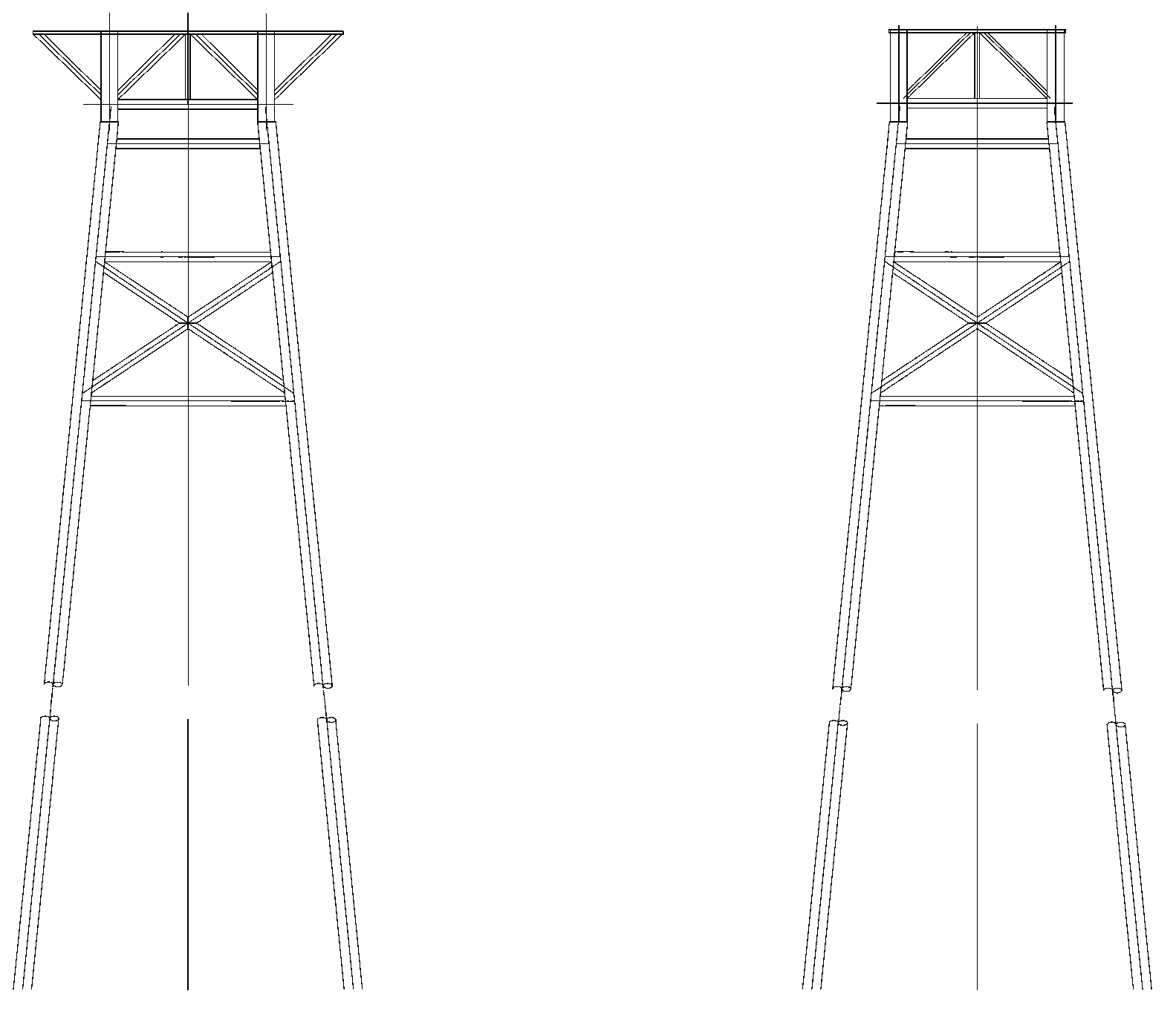 Safety evaluation method for ocean platform based on integration of vibration identification frequencies and vibration mode