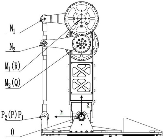 Method and device for real-time control of joints of parallel biped robot