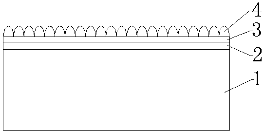 Starlight glazed ceramic tile and preparation method thereof