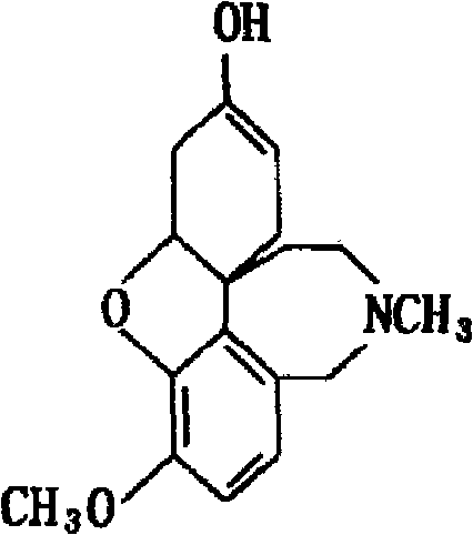 Preparation method of galanthamine