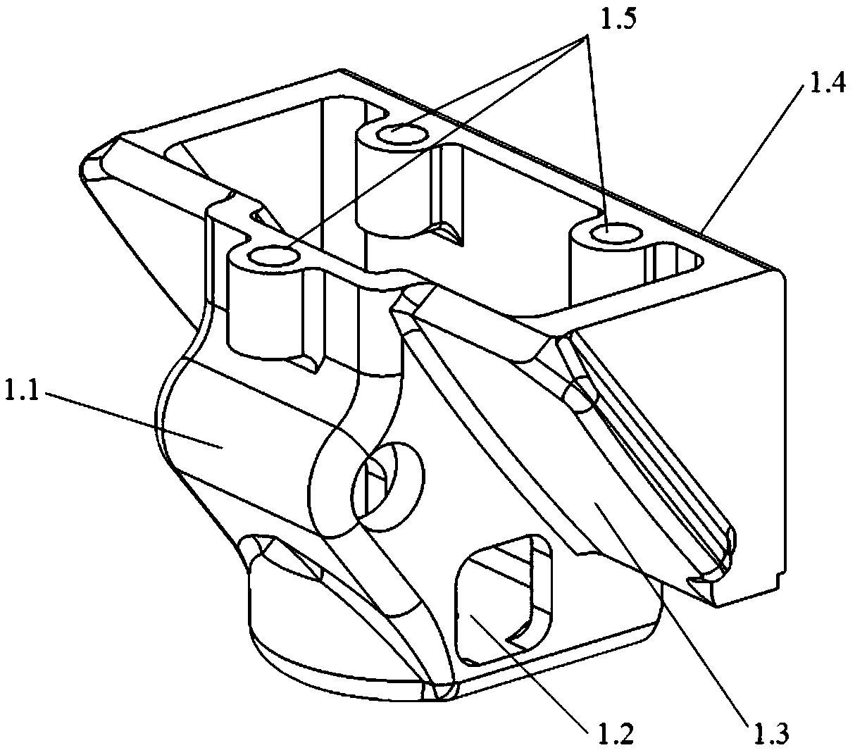 A railway freight car bogie vibration damping device which can provide composite vibration damping force