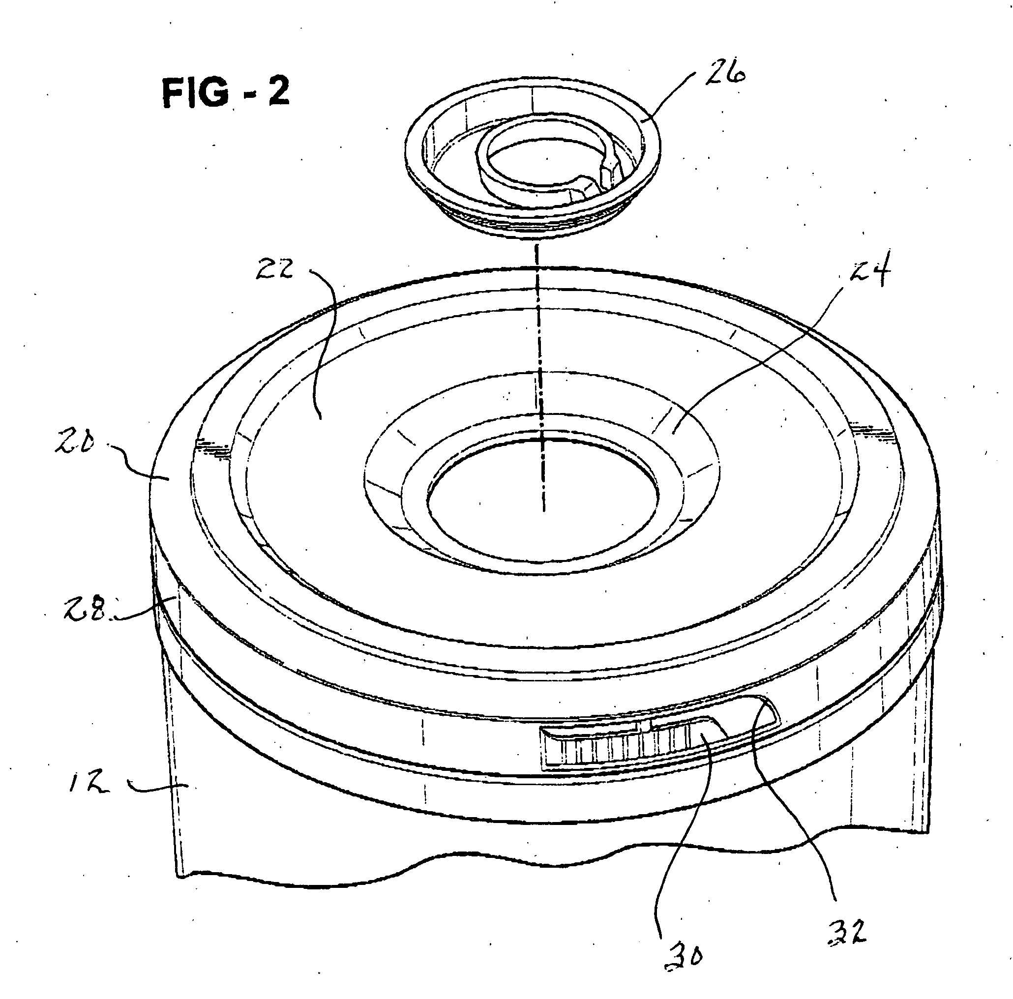 All plastic paint container