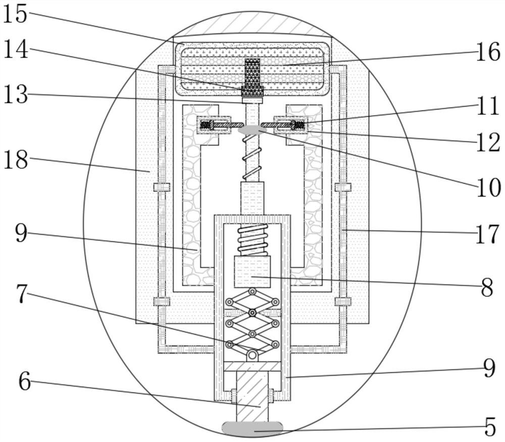 Automatic induction fire extinguishing device used in power distribution cabinet