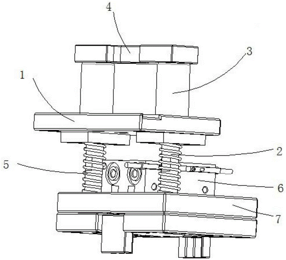 Curved surface grabbing mechanism