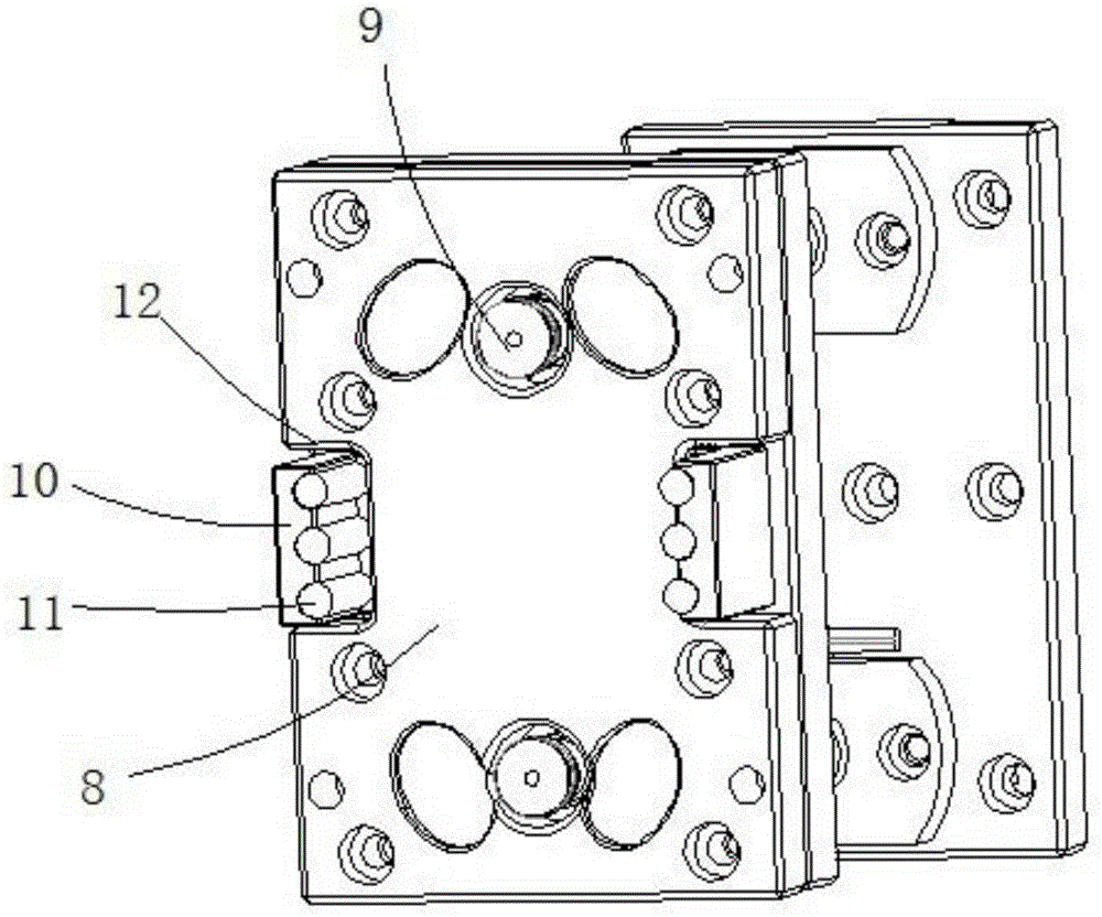 Curved surface grabbing mechanism