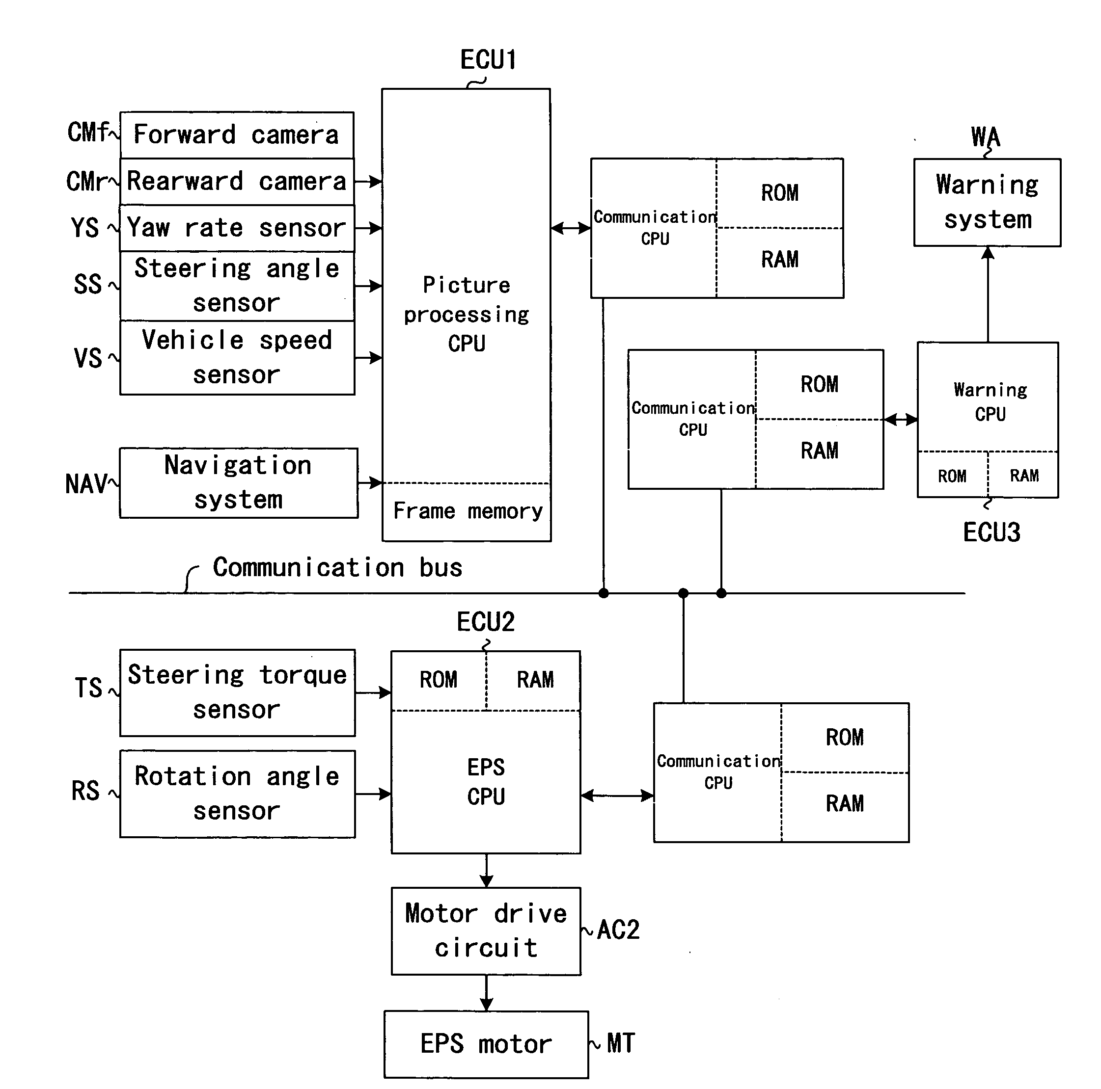 Lane keeping assist device for vehicle