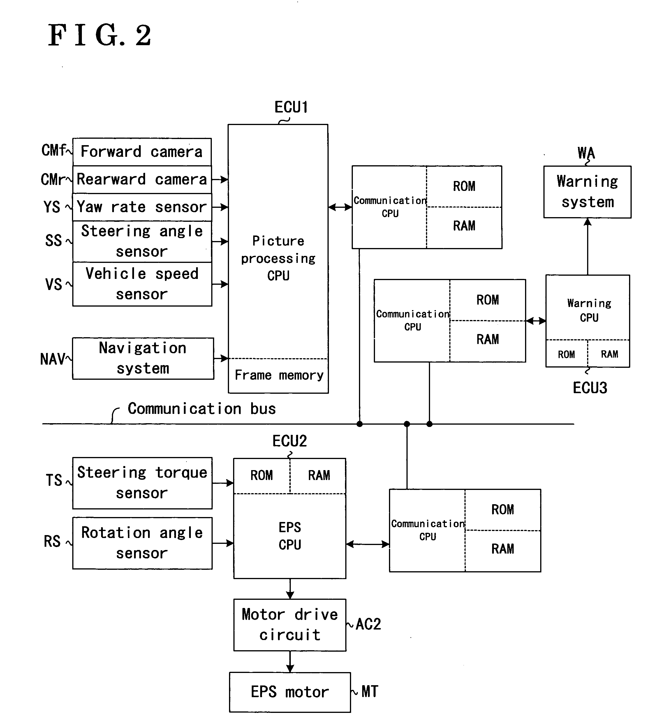 Lane keeping assist device for vehicle