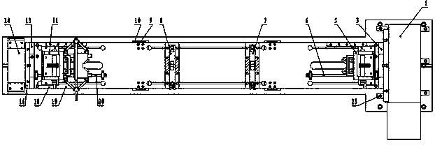 Universal fixture for processing plate spring inclined hole of heavy-duty automobile front axle