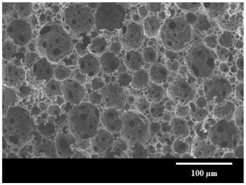 Method for continuously preparing water-in-oil type high internal phase emulsion and polymer porous material