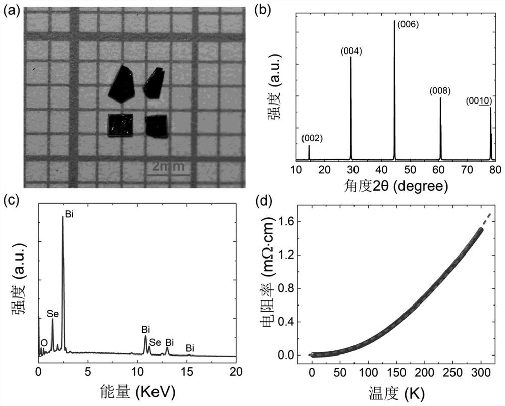 An ideal two-dimensional Fermi liquid system bi  <sub>2</sub> o  <sub>2</sub> Se single crystal and its preparation method and application